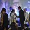 Amitabh Bachchan greets Pamela Chopra at the Yash Chopra Memorial Awards