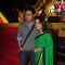 Manav Gohil and Pratyusha Banerjee pose for the media at Mulund Fest