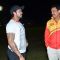 Sreesanth was snapped while in conversation at CCL Practice Session