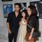 Varun Dhawan and Shraddha Kapoor pose with Dabboo Ratnani's daughter at the Calendar Launch
