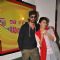 Arjun Rampal and Jacqueline Fernandes pose for the media at the Promotions of Roy
