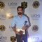 Eijaz Khan poses with his award at Lion Gold Awards