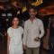 Makarand Deshpande poses with wife at My French Film Festival India 2015
