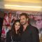 Sunny Leone poses with husband Daniel Weber at the Mandate Cover Launch