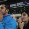 Aftab Shivdasani was snapped with wife at Mumbai Heroes Vs Kerala Strikers Match