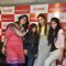 Huma Qureshi with the filmfare team at the Launch of Filmfare Calendar