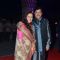 Shatrughan Sinha poses with wife Poonam Sinha at the Wedding Reception of their Son Kush Sinha