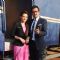 Rohit Roy and Samiksha Bhatnagar pose for the media at the Launch of 'Peterson Hill'