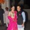 Soha Ali Khan and Kunal Khemu pose for the media at their Wedding Reception