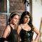Shreya Saran poses with a guest at Hundred Hearts' Glamorous Charity Dinner