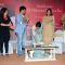 Deepti Naval was snapped cutting a cake at Irshad Kamil's Book Launch