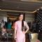 Tara Sharma poses for the media at Lancome Promotional Event