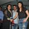 Parineeti Chopra and Madhu Chopra cut the ribbon at the Promotions of Te Mugshot Cafe