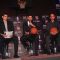 Abhishek Bachchan interacts with the audience at NBA All - Star 2015 Meet