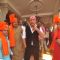 Jackie Shroff poses for the media at Rahul Thackeray's Wedding Ceremony