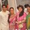 Smita Thackarey and Sharmila Thackeray pose for the media at Rahul Thackeray's Wedding Ceremony