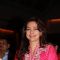 Juhi Chawla smiles for the camera at the Launch of RUBARU Fusion Show