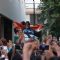 Amitabh Bachchan was snapped Celebrating India's Victory With Fans
