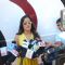 Sona Mohapatra interacts with the media during her Video Shoot