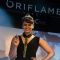 Huma Qureshi poses with the product at the Launch of Oriflame Matte Lipstick