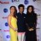 Celebs pose for the media at Filmfare Glamour and Style Awards
