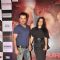 Sanjay Kapoor with his wife at the Success Bash of Badlapur