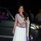 Jacqueline Fernandes poses for the media at Tulsi Kumar's Wedding Reception