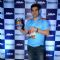 Arbaaz Khan poses with the product at Gillette Promotions
