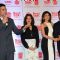 Akshay Kumar interacts with the audience at the Launch of Shilpa Shetty's New Home Shop Venture