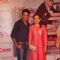 Anup Soni and Juhi Babbar pose for the media at the Premier of the Play Mera Woh Matlab Nahi Tha