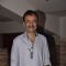 Rajkumar Hirani poses for the media at the Preview of the Play Unfaithfully Yours