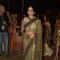 Sridevi poses for the media at LFW Opening Show for Sabyasachi Mukherjee