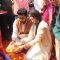 Abhishek Bachchan and Aishwarya Rai Bachchan were snapped doing puja at Gudi Padwa Celebrations