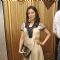 Aditi Gowitrikar poses for the media at Lakme Fashion Week 2015 Day 4