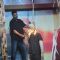 Akshay Kumar sets a mannequin on fire at the Trailer Launch of Gabbar Is Back