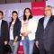 Gul Panag poses with members at the Launch of Mahindra & Discovery's 'Off Road