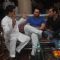 Raj Thackeray was snapped in conversation with Aamir Khan and Salman Khan at the Meet on Mumbai