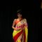 Mandira Bedi poses for the media at Amazon India Fashion Week 2015 Day 4