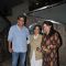 Sharmila Tagore poses with guests at Saif Ali Khan and Kareena Kapoor Khan's Bash