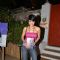 Mandira Bedi poses with the Book at Ronnie Screwvala's Book Reading