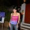 Mandira Bedi poses for the media at Ronnie Screwvala's Book Reading