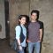 Soha Ali Khan and Kunal Khemu pose for the media at Light Box