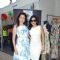 Aditi Gowitrikar with Amy Billimoria at her Collection Launch