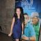 Auritra Ghosh poses for the media at the Special Screening of Dharam Sankat Mein