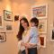 Seema Khan poses for the media at The Gateway Schools Annual Art Show