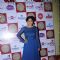 Sai Tamhankar poses for the media at Sankruti Kala Darpan Marathi Awards