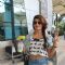 Jacqueline Fernandes poses for the media at Airport