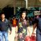 Gauahar Khan was snapped at Airport