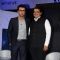 Ranbir Kapoor with Honourable Cheif Minister Devendra Fadnavis at NDTV-Nirmal Marks for Sports Event