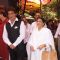 Raj Babbar and Nadira Babbar pose for the media at the Felicitation Ceremony of Shashi Kapoor